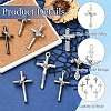 8Pcs 8 Styles Tibetan Style Alloy Big Pendants FIND-CJ0005-85-3