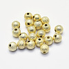 Long-Lasting Plated Brass Textured Beads KK-K193-C-111G-NF-1