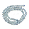 Natural Aquamarine Beads Strands G-D327-B01-5mm-3