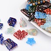 Mixed Shape Handmade Millefiori Glass Pendants LK-L004-13-1