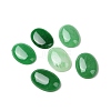 Dyed & Heated Natural White Jade Cabochons G-G864-03B-1