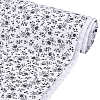 Flower Pattern Cotton Fabric DIY-WH0671-238A-1