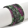 Gradient Natural Ruby in Zoisite Beads Strands GG-CBA2E9C-A03-3mm-2