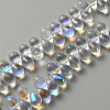 Electroplate Glass Beads GLAA-WH0023-29B-1
