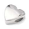 Heart Brass Slide Charms KK-P349-18B-P-2