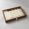 Rectangle Wood Jewelry Set Storage Boxes AJEW-WH0031-48-1