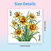 PVC Daffodil Stamp DIY-WH0486-001-6