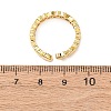 Brass Micro Pave Cubic Zirconia Cuff Open Rings RJEW-F204-02G-3