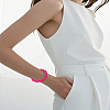 Resin Beaded Necklace & Stretch Bracelets Jewelry Set for Women SJEW-LP0001-02-3
