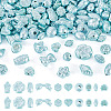 100G Pearlized Opaque Acrylic Beads OACR-TA0004-32C-1