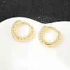 Brass Huggie Hoop Earrings KK-CBA8324-18E-G-1