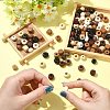 150Pcs 3 Styles Wood European Beads WOOD-CJ0002-73-5