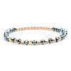 Synthetic Non-magnetic Hematite Beads Stretch Bracelets for Women KP6261-7-1