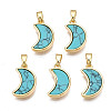 Real 18K Gold Plated Brass Pendants KK-N233-170A-01B-1