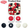 Rubberized Style Imitated Silicone Acrylic Beads MACR-PA0001-06C-05-2