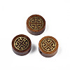 Natural Rosewood Undyed Beads WOOD-N013-025-1