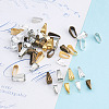 800Pcs 8 Styles Iron Snap On Bails IFIN-YS0001-03-3