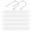 80Pcs 316 Stainless Steel Earring Hooks STAS-UN0063-66-1