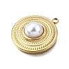 Plastic Pearl Pendants LS-STAS-Q360-03D-G-2