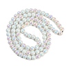 Baking Paint Electroplate Glass Beads Strands X-GLAA-G120-01A-2