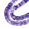 Crackle Transparent Glass Beads Strands GLAA-N062-4mm-10-4