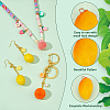   70Pcs 7 Style Opaque Imitation Fruit Acrylic Pendants SACR-PH0002-09-3