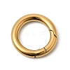 304 Stainless Steel Spring Gate Rings STAS-B128-05G-03-1