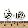 Cake Tibetan Style Zinc Alloy Pendants TIBEP-R334-188AS-RS-3