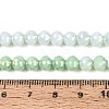 Anti-Tarnish Electroplate Glass Beads Strands X-GLAA-N056-6mm-09-2