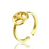 Simple Stainless Steel Adjustable Cuff Rings for Women WT4746-3-1