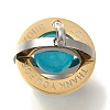 Ion Plating(IP) 304 Stainless Steel Opaque Resin Pendants STAS-P371-001G-2