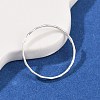 925 Sterling Silver Plain Band Finger Rings RJEW-P165-01A-S-2