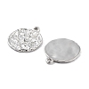 Anti-Tarnish Rhodium Plated 925 Sterling Silver Pendant STER-H111-04P-2