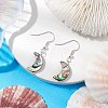 Natural Abalone Shell/Paua Shell Dangle Earring EJEW-JE05916-02-2
