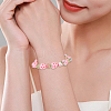 40Pcs 2 Colors Opaque Acrylic Enamel Beads MACR-SC0002-57-6