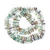 Electroplate Glass Beads Strands EGLA-C005-01A-HP01-2