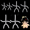 6Pcs 3 Style Plastic Action Figure Movable Skeleton DOLL-PH0001-16-1