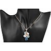Real Rose Gold Plated Alloy Pendant Necklaces NJEW-AA00067-10RG-4