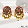 Zinc Alloy Tassel Earrings for Women NF2568-1-1