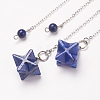 Chakra Natural Lapis Lazuli Dowsing Pendulums X-G-F516-01E-2