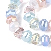 Electroplate Mixed Styles Glass Beads Strands EGLA-N022-14A-A05-3