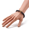 Natural Lava Rock Essential Oil Diffuser Bracelet for Men Women BJEW-JB06731-3