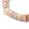2Pcs Starfish & Tortoise Natural Freshwater Shell with Synthetic Turquoise Beads Stretch Bracelets for Men Women BJEW-JB11745-6