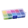 1680Pcs 10 Colors Transparent Acrylic Beads TACR-YW0001-59-6