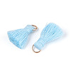 Polycotton(Polyester Cotton) Tassel Pendant Decorations X-FIND-S280-11-2