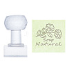 Clear Acrylic Soap Stamps DIY-WH0438-017-6