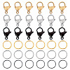 30Pcs 304 Stainless Steel Lobster Claw Clasps STAS-TA0005-37-1