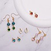 10Pcs 5 Colors 304 Stainless Steel Pendants STAS-SZ0003-25-4