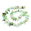 Natural Green Opal Beads Strands G-E569-O14-2