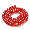 Electroplate Glass Beads Strands LS-EGLA-R030-6x6mm-01-3